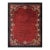 1920s Minimalist Red Rust Antique Walter Nichols Chinese Art Deco 9'3" X 12' For Sale