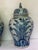 Pair Monumental Blue & White Chinese Porcelain Covered Dragon Temple Jars With Foo Dog Finials, 23” H For Sale In Chicago - Image 6 of 12