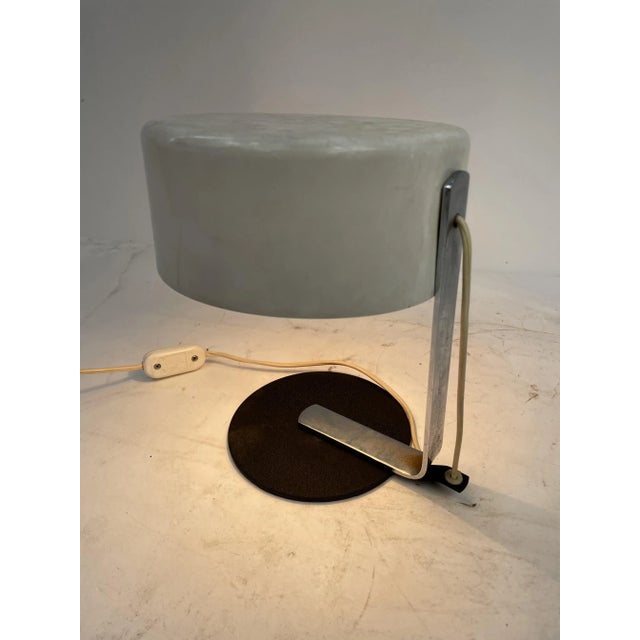 Mid-Century Modern Table Lamp in Metal, 1970s For Sale - Image 3 of 12