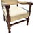 Brown Pair of 1950s Mediterranean Style Carved Walnut Lion Paw Armchairs For Sale - Image 8 of 9
