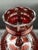 Glass Vintage Bohemian 2 Pc Red Crystal Egermann Czech Art Glass Centerpiece Bowl Vase Epergne Stunning For Sale - Image 7 of 12