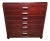 Art Deco Mahogany Chest of Drawers For Sale