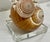Hollywood Regency Hollywood Regency Natural Shell Lamps With Linen Shades - Pair For Sale - Image 3 of 9