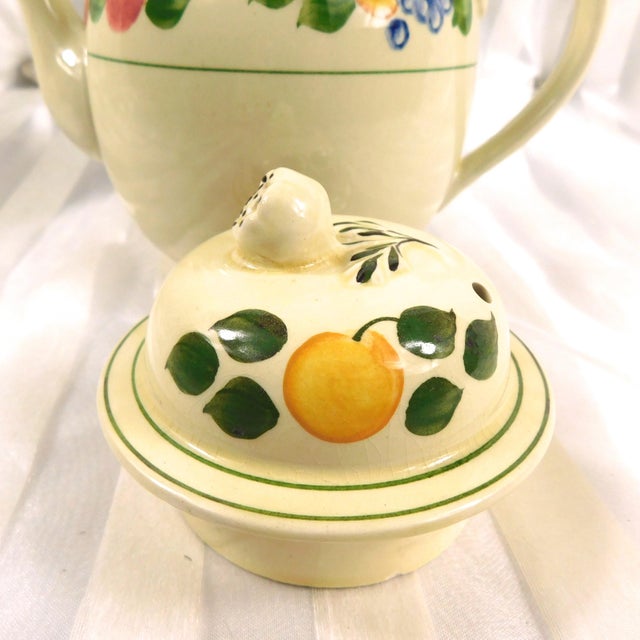 Off-white 1950s Royal Adams Titan Ware Teapot For Sale - Image 8 of 10