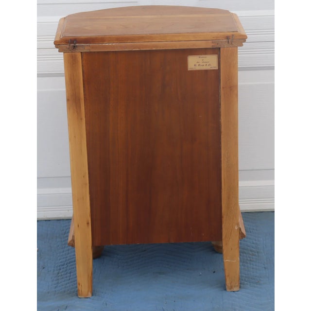 Wood 1970s Elegant French Nightstand For Sale - Image 7 of 12