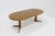 Vintage Danish round extendable dining table from the 1960s with 2 extension leaves, originating from Denmark. Subtle wood...