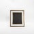 Modern Picture Frame 8x10” in White Shagreen With Brass Details by Kifu Paris For Sale - Image 3 of 11