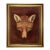 "Fox Head After Reinagle" Contemporary Animal Portrait Print on Canvas, Framed For Sale - Image 4 of 4