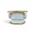 French 19th Century European Porcelain Jardiniere With Gilding For Sale - Image 3 of 6