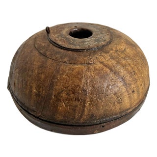Antique Rustic India Tobacco Container For Sale