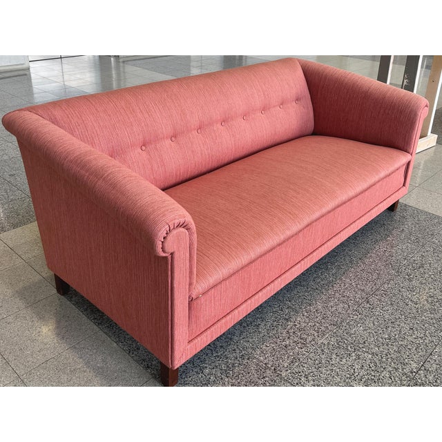 1950s Swedish Modern Sofa in the Style of Carl Malmsten For Sale - Image 5 of 15