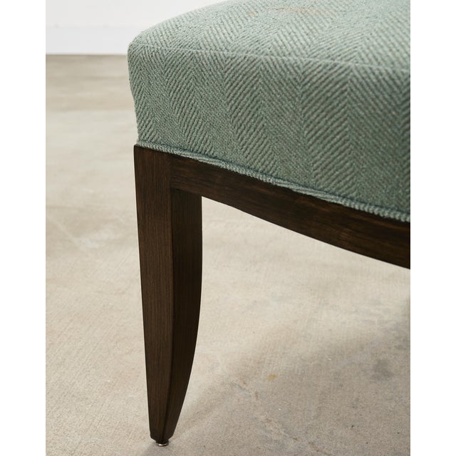 Set of Six Barbara Barry for Baker Oval X-Back Dining Chairs For Sale - Image 16 of 16