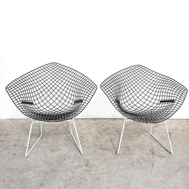 Harry Bertoia Knoll Bertoia Early Version Diamond Lounge Chair, Attributed For Sale - Image 4 of 9