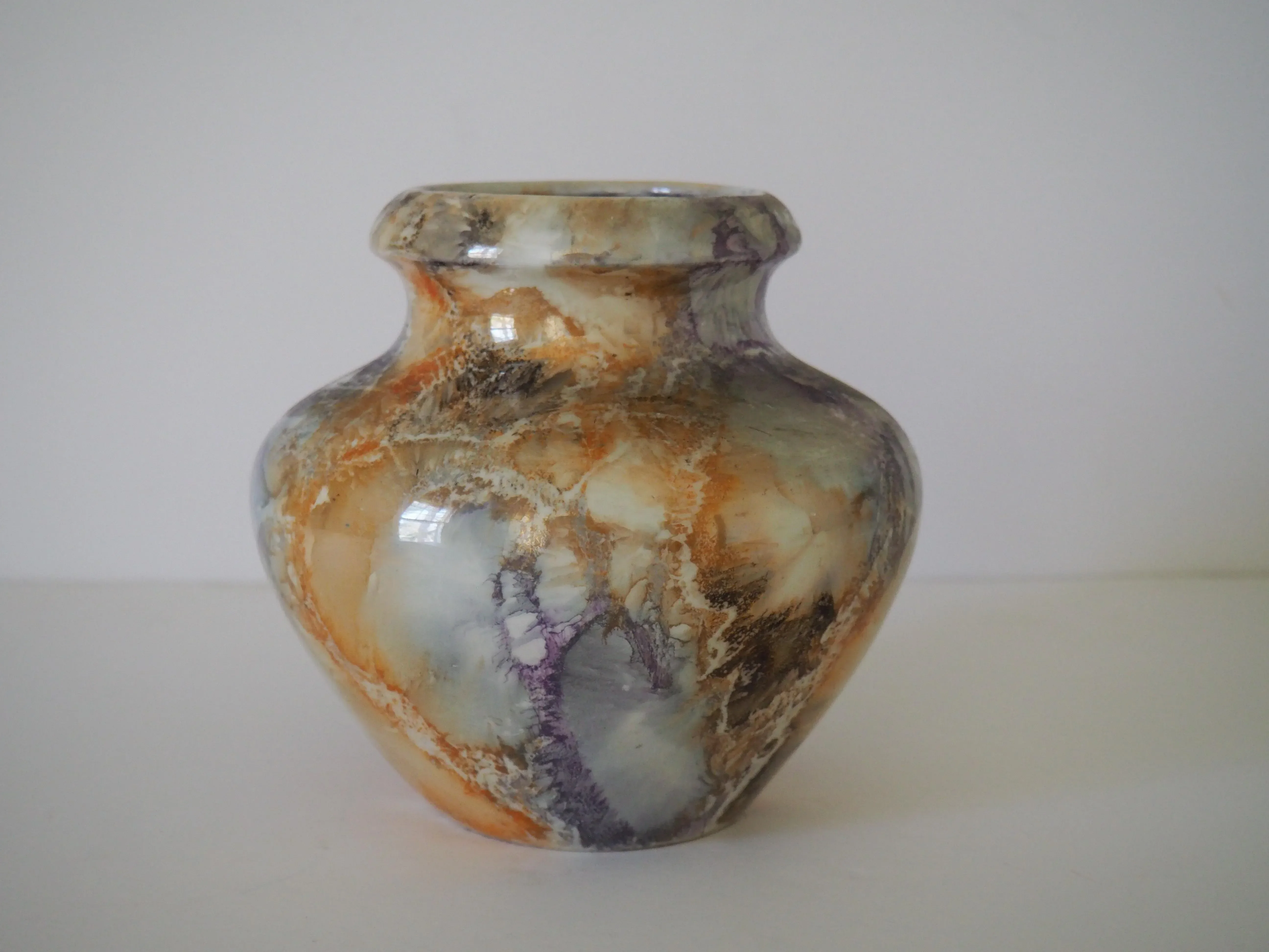 Arabia Finland Aaa Art Decor Lustreware Ceramic Vase | Chairish