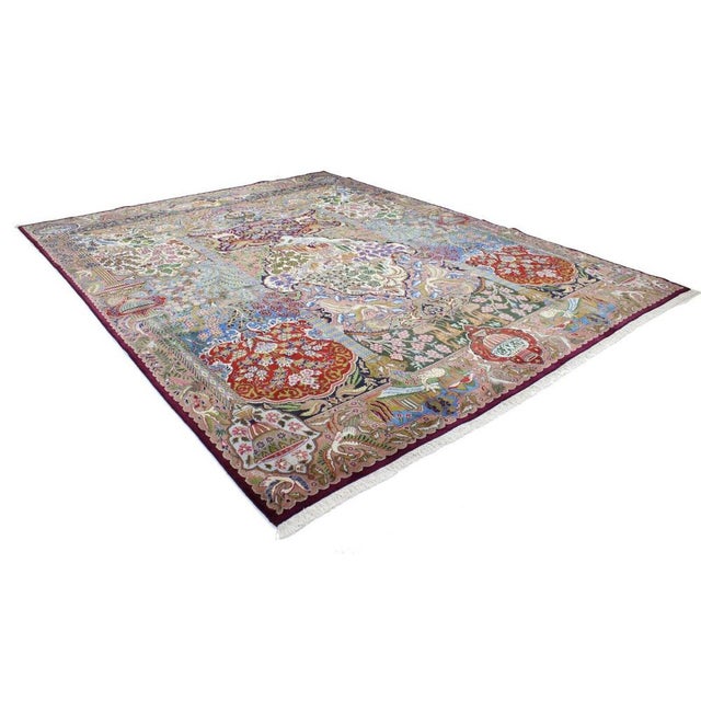 Hand-Knotted Kashmar Rug For Sale - Image 3 of 11