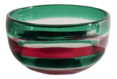 Vintage Glass Bowl by Fulvio Bianconi for Venini, 1950s