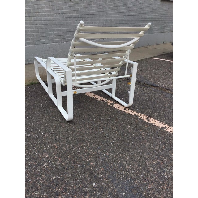 Metal Brown Jordan Outdoor Lounger, Circa 1960s, Attributed For Sale - Image 7 of 9