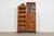 Antique Victorian Carved Tiger Oak Side-by-Side Bookcase With Drop Front Secretary Desk, Circa 1900 For Sale - Image 16 of 16