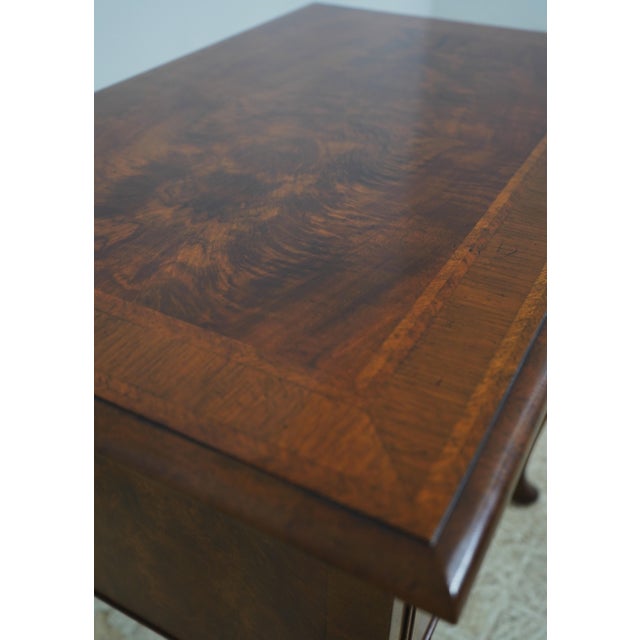 Brown Baker Model 8868 Colonial Williamsburg Walnut Lowboy Dressing Table For Sale - Image 8 of 18