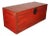 Lh26 Oriental Chinese Style Red Decorative Storage Box 14"Hx34" For Sale