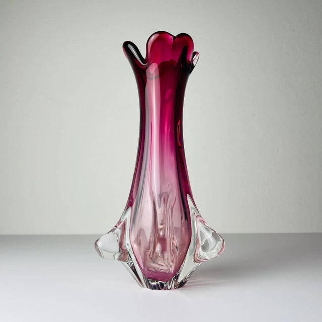 Vintage Murano Glass Chambord Vase from Fratelli Toso, Italy, 1960s For Sale - Image 14 of 14