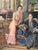 1930s Huge Painting, Salon with Mother and Daughter, Luigi Paolillo, 1933 For Sale - Image 5 of 11