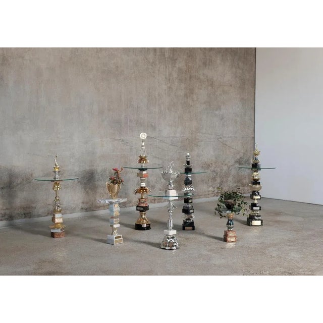 Not Yet Made - Made To Order The Green Marble Flower Pot by Flétta For Sale - Image 5 of 7