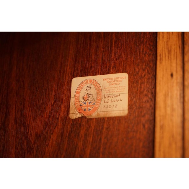 Sheraton Revival Satinwood, Burr Walnut & Yew Wood Library Bookcases, Set of 2 For Sale - Image 18 of 18