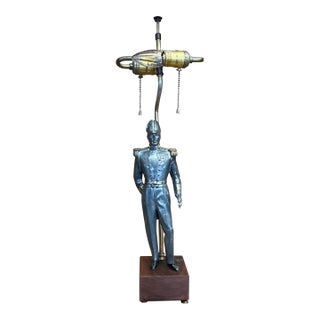 Mid Century French Admiral Desk Lamp For Sale