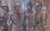 Parley (Diptych) by Elena Burykina | Oil on panel Depiction of armored figures in conversation. For Sale