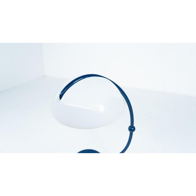 Blue Serpente Floor Lamp by Elio Martinelli for Martinelli Luce, 1960s For Sale - Image 10 of 12