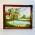American 1983 Vintage Impressionist Boho Chic Original Oil Painting, Lake House by Donna Semm For Sale - Image 3 of 14