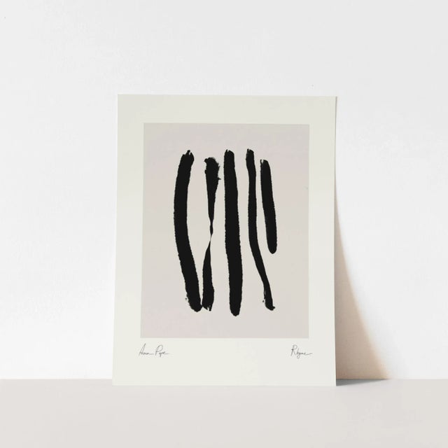 2020s Contemporary Abstract Lines Giclee Print For Sale - Image 5 of 6