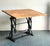 Vintage Boho Industrial Drafting Desk For Sale - Image 4 of 6