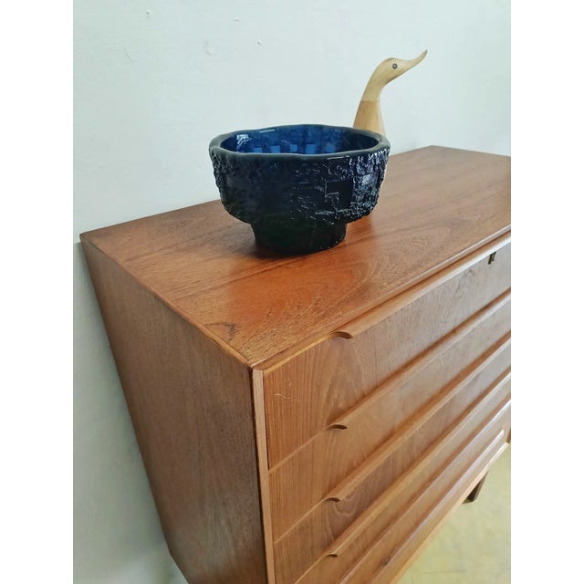 1950s Vintage Danish Teak Chest of Drawers, 1950s For Sale - Image 5 of 9
