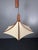 Teak and Linen Umbrella Pendant Lamp attributed to Domus, 1970s For Sale - Image 6 of 15