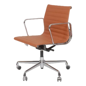 Cognac Leather Ea-117 Office Chair by Charles Eames for Vitra
