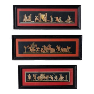 Three Pompeian Cupid Friezes After Geremia Discanno, c.1900 For Sale