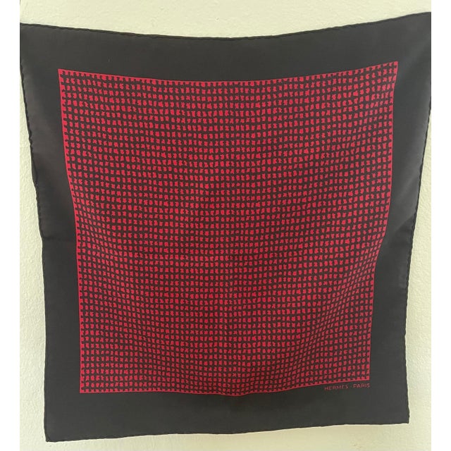 1990s Hermès Gavroche Black And Red For Sale In New York - Image 6 of 6