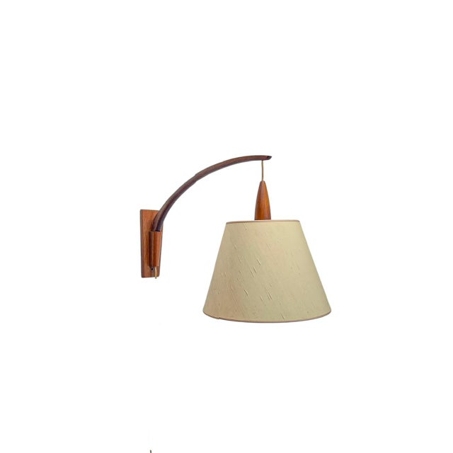 Danish Teak Rotatable Wall Lamp, 1960s For Sale - Image 14 of 14