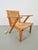 Modernist Brutalist Wooden Armchairs, Rush, 1940s armchairs from the 1940s, made in the Netherlands. These solid, typical...