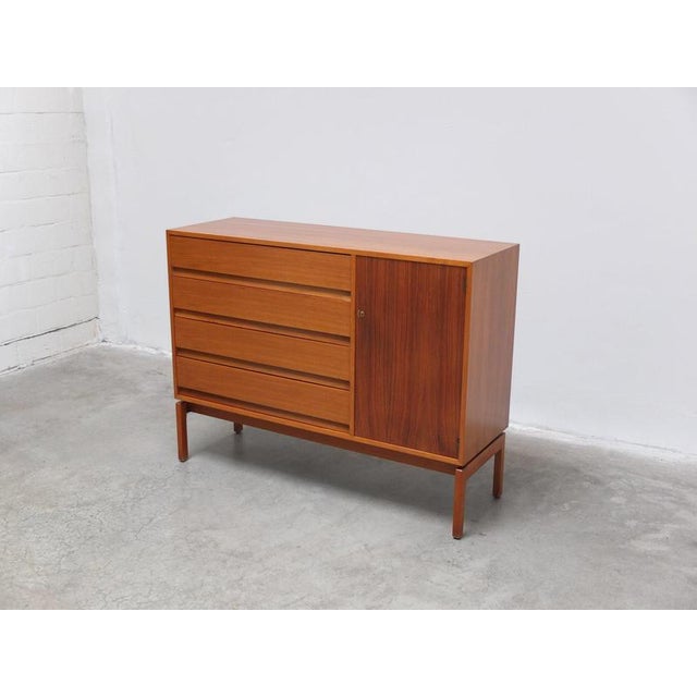 Brown Abstracta Cabinet by Jos de Mey for Van den Berghe-Pauvers, 1960s For Sale - Image 8 of 16