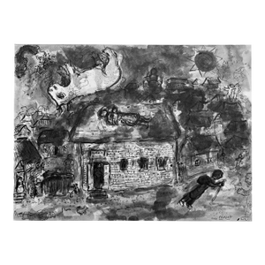 Chagall Untitled 4 – Dm13225 Derriere Le Miroir 1977