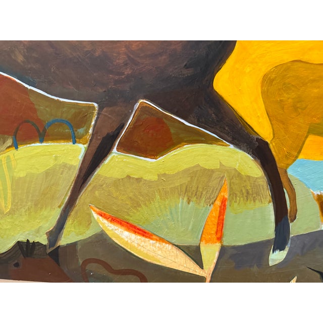“Moose Morning” Art by LWren Walraven For Sale - Image 4 of 10
