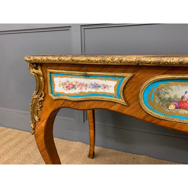 French Tulip Wood Desk, 1880 For Sale - Image 4 of 17