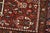 Vintage Karajeh Rug 4'10'' X 6'2'' Red Wool Tribal Hand-Knotted Oriental Carpet For Sale - Image 4 of 15