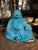 Kangxi (K’ang Hsi) era 1662-1722 ceramic Buddha glazed in the turquoise blue the Kangxi era was famous for. There is a...
