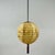 Opaline Glass and Burnished Brass Beehive Ball Pendant, Germany, 1930s For Sale - Image 11 of 18