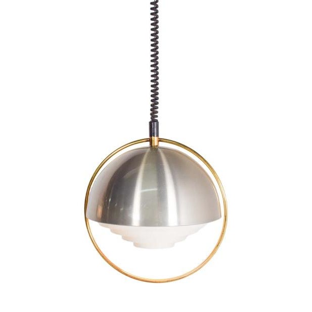Mid-Century Space Age Pendant Light, Denmark, 1970s For Sale - Image 9 of 9