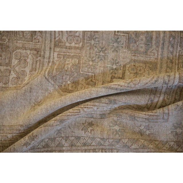 1950s 1950s Vintage Afghani Ersari Elephant Footprint Wool Carpet For Sale - Image 5 of 11